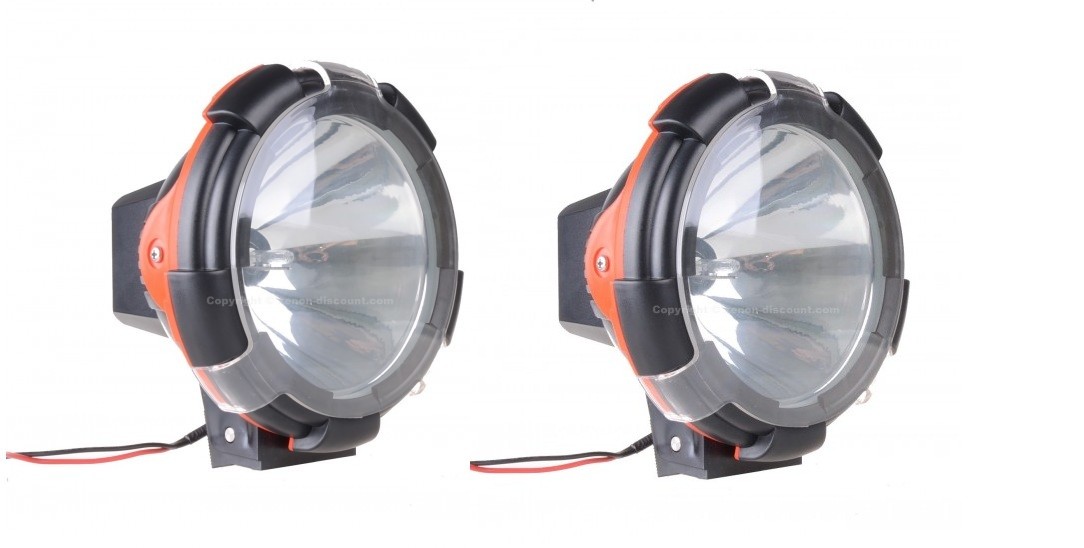 2 Spots Xénon 12V 55w longue portée 100mm Xtrem