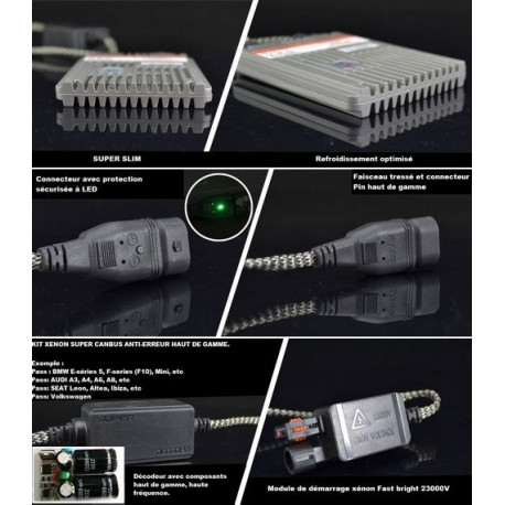 Kit ballast module a led pour ampoule phare au xénon AUDI A4 A5 A6