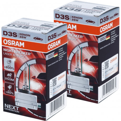 Ampoule xénon D3S Osram 66340XNL Night Breaker