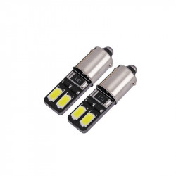 Ampoule 4 LEDS T4W BA9S Veilleuse Canbus