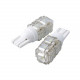 2x Ampoule LED W5W T10 Super 13 FLUX Blanc Xenon 6000K