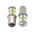 Ampoules LED P21/5W 13 SMD Culot BAY15D Auto Moto