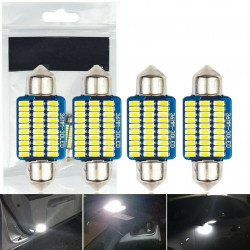 4 x Ampoule LED Canbus C5W 36mm Navette 30 leds