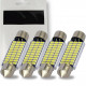 4 x Ampoule LED Canbus C5W 39mm Navette 30 leds