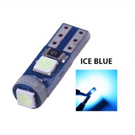 Ampoule T5 LED lumière de courtoisie et compteur Bleu glacier