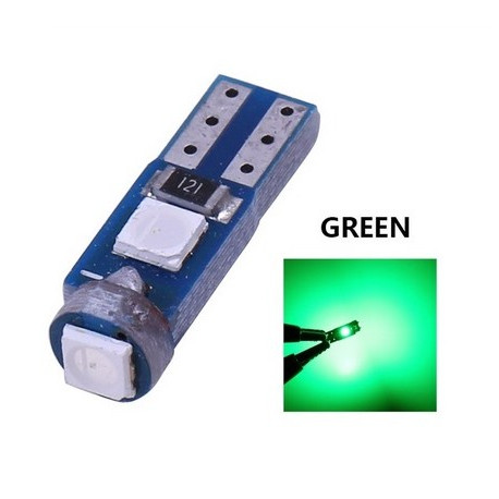 Ampoule T5 LED lumière de courtoisie et compteur Vert