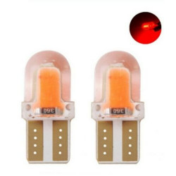 Veilleuses T10 LED W5W Voiture - Auto - Moto - Orange