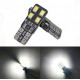 2x Ampoule T10 LED 8 SMD Veilleuses Blanc 6000K