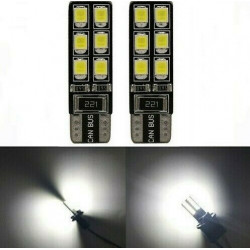 4 X Ampoule Veilleuse LED W5W T10 12V ULTRA BLANC 6500k Voiture