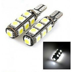 Ampoule led W5W T10 24 SMD ULTRALIGHT® blanc pour veilleuse auto, moto, 12V