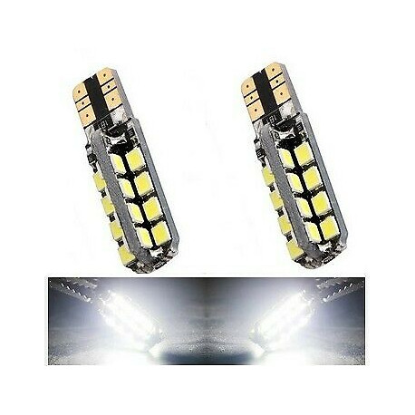 2x Ampoule T10 LED Canbus 32 SMD Veilleuse 6000K