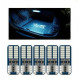 5x Ampoules T10 W5W LED Veilleuses 24 SMD Canbus Bleu glacier