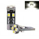 2x T10 LED 8 SMD Veilleuses Blanc 6000K