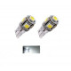 2x Ampoule T10 LED 5 SMD Veilleuses canbus 24V