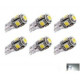 6x Ampoule T10 LED 5 SMD Veilleuses canbus 24V