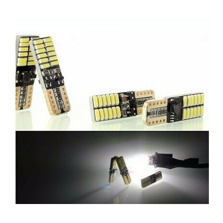 4x Ampoules T10 Canbus LED W5W 24 SMD