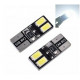 2x T10 LED 4 SMD Veilleuses Blanc 6000K