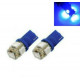 2x Ampoule W5W LED T10 Bleu Veilleuse 5 smd