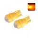 2x Ampoule T10 W5W LED SMD Orange pour Clignotants