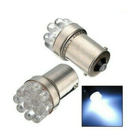 Ampoules LED 9 SMD Blanc 6000k R5W R10W 12V/24V - Xenon Discount