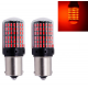 Ampoules BA15S LED P21W 144 SMD Rouge