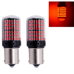 Ampoules BA15S LED P21W 144 SMD Rouge