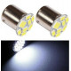  Ampoules LED R5W R10W Tulipe Blanc SMD façade