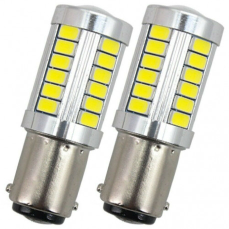 Ampoules BA15S LED P21W 33 SMD Blanc 6000K