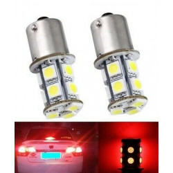 Ampoules LED R5W R10W 13 SMD Veilleuses Rouge