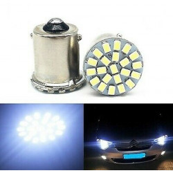 2x Ampoule BA15S LED P21W 22 SMD Blanc