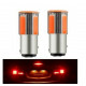 Ampoules BA15S LED P21W 4 COB Rouge