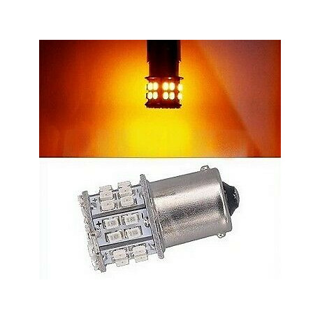 Ampoule BA15S LED P21W 50 SMD Orange 12V