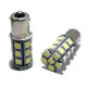 2x Ampoules BA15S LED P21W Blanc 6000K Feux de Jour 24 SMD