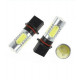 Ampoules LED P13W Extra Blanc COB 6500K