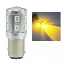 1x Ampoule LED BA15S P21W 12 Smd CREE Orange