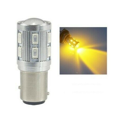 1x Ampoule LED BA15S P21W 12 Smd CREE Orange