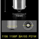 Ampoule P21W LED BA15S COB 6000K