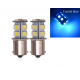 Ampoules LED 13 SMD Veilleuses Bleu R5W R10W