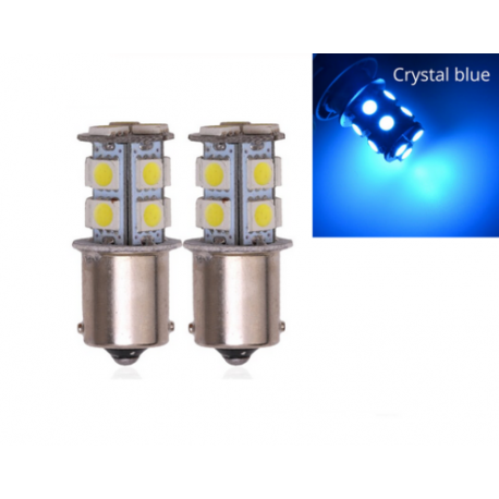 Ampoules LED 13 SMD Veilleuses Bleu R5W R10W