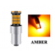 BA15S LED P21W Ampoule Orange Canbus 45 SMD