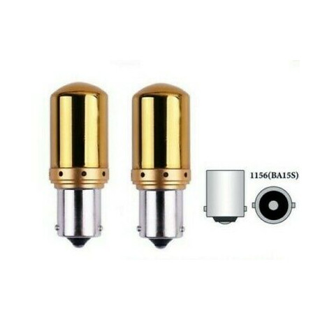 Ampoules BA15S P21W LED 144 SMD Chrome Orange