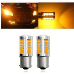 Ampoules LED BAY15D P21/5W 33 SMD Orange