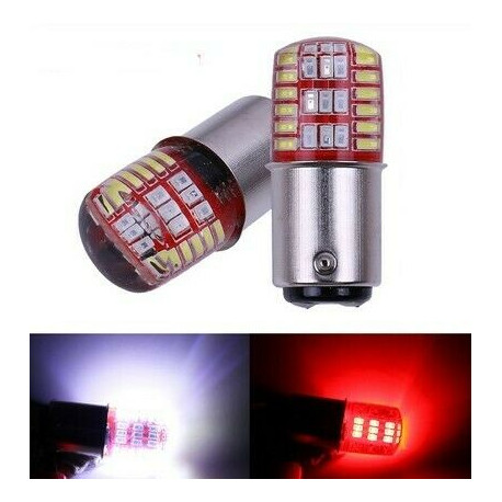 Ampoule LED Gel BAY15D P21/5W Rouge et Blanc