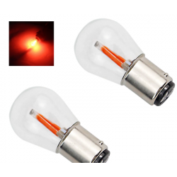 Ampoule LED Gel BAY15D P21/5W Rouge et Blanc