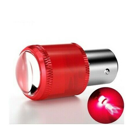  Ampoule BAY15D LED Rouge P21/5W Veilleuses 9 leds freins stop