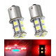 Ampoule LED BAY15D P21/5W 13 SMD Rouge