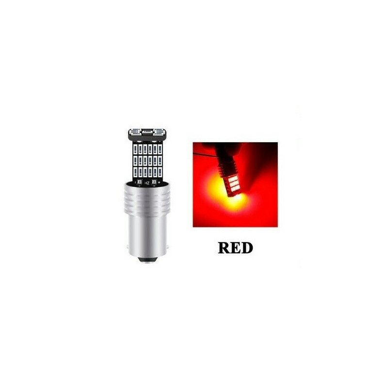 Ampoules LED P21/5W BAY15D canbus ODB feux de stop - Rouge