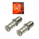 Ampoules LED BAY15D P21/5W 18 SMD Rouge Veilleuses Freins