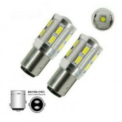 LED BAY15D Ampoules P21/5W CREE 6000k Feux de Jour