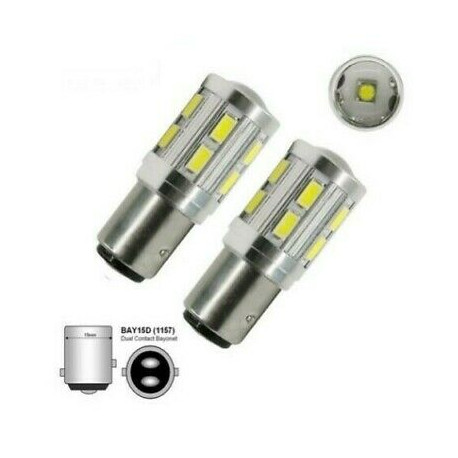 LED BAY15D Ampoules P21/5W CREE 6000k Feux de Jour